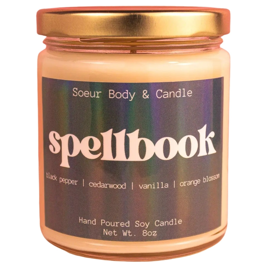 Spellbook Soy Candle