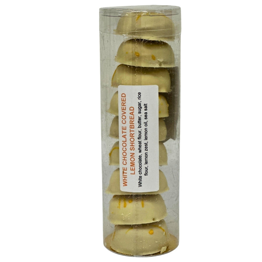 Chocolate Dipped Shortbread - Lemon