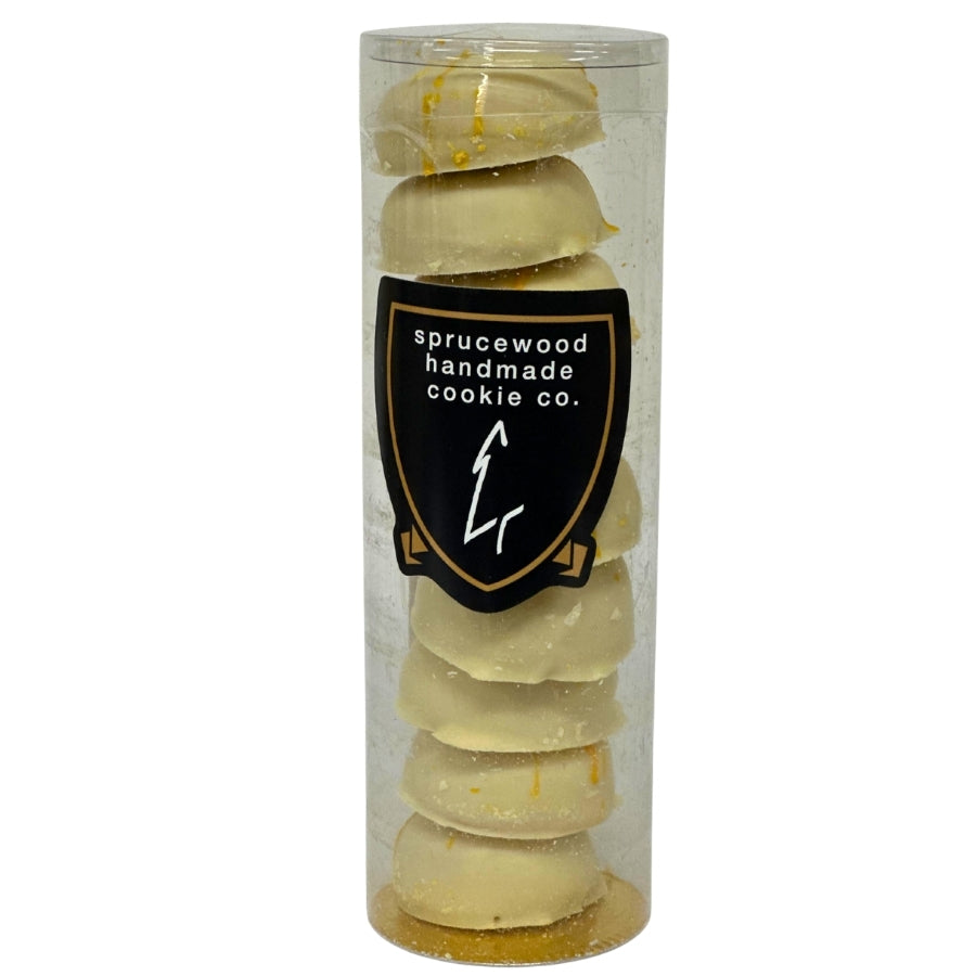 Chocolate Dipped Shortbread - Lemon