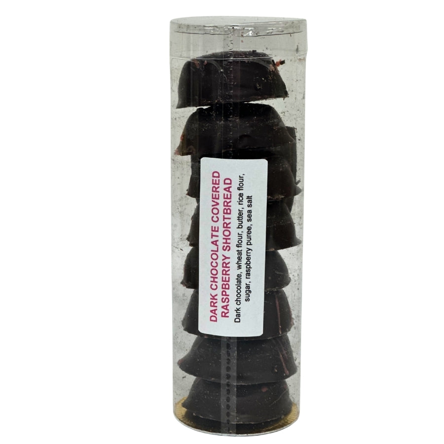 Chocolate Dipped Shortbread - Raspberry