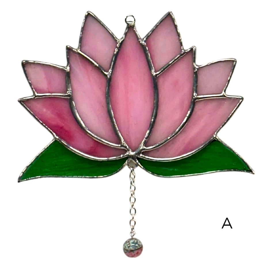 Stained Glass Lotus Flowers