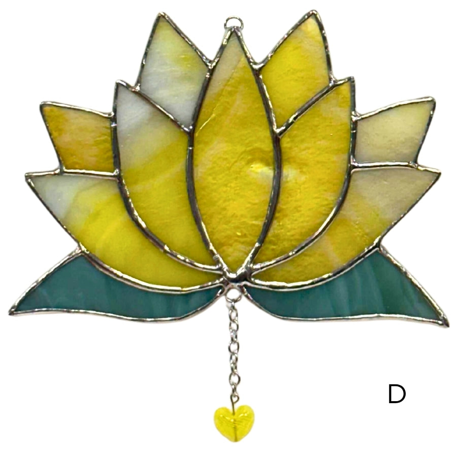 Stained Glass Lotus Flowers