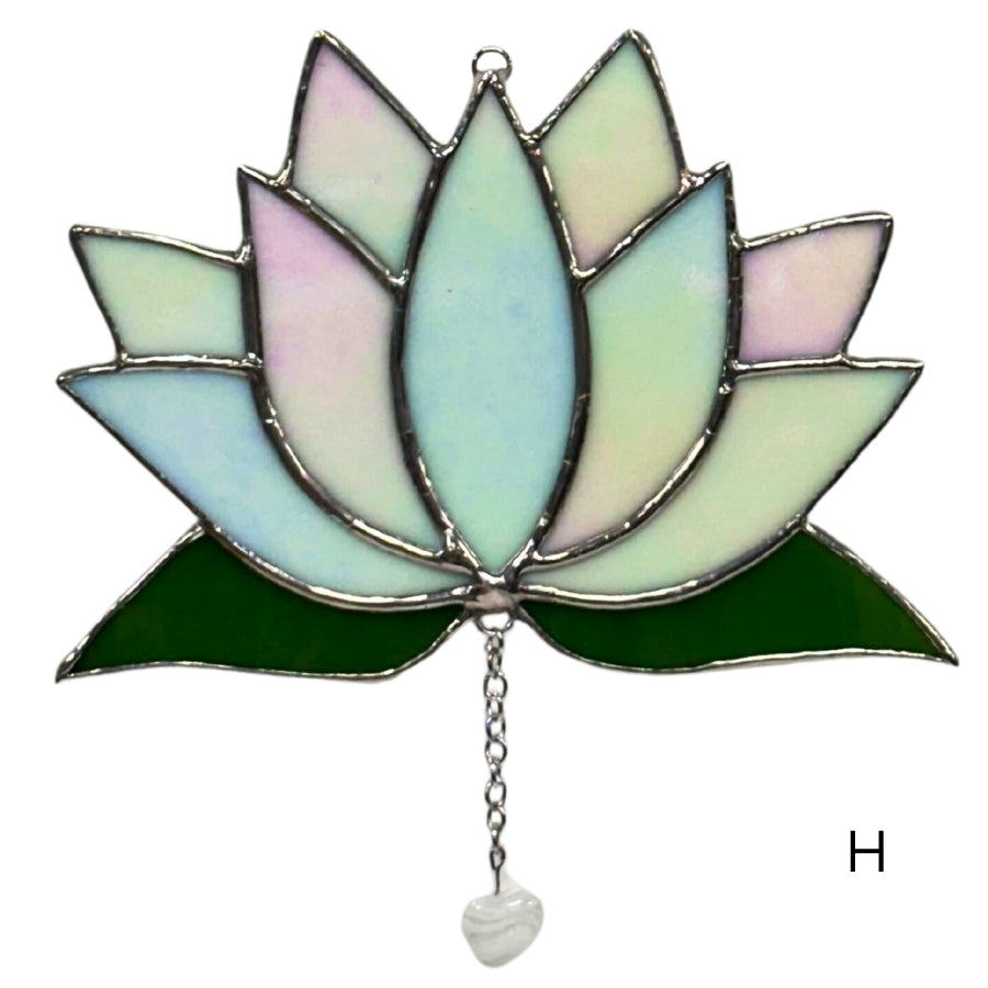 Stained Glass Lotus Flowers