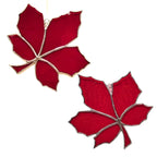 Stained Glass Maple Leaf