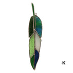 Stained Glass Feather - Multi Colour