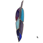 Stained Glass Feather - Multi Colour