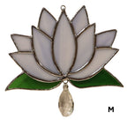 Fleurs de lotus en vitrail