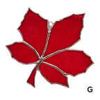 Stained Glass Maple Leaf