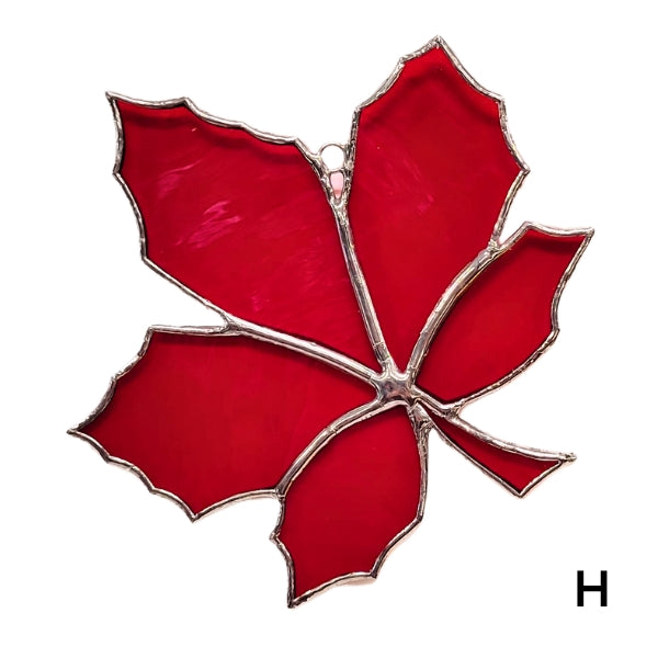 Stained Glass Maple Leaf
