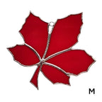 Stained Glass Maple Leaf