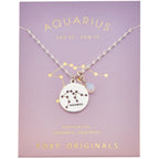 Stargazer Astrology Charm Necklace - Silver