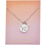 Stargazer Astrology Charm Necklace - Silver