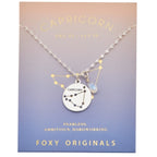 Stargazer Astrology Charm Necklace - Silver