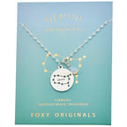 Stargazer Astrology Charm Necklace - Silver