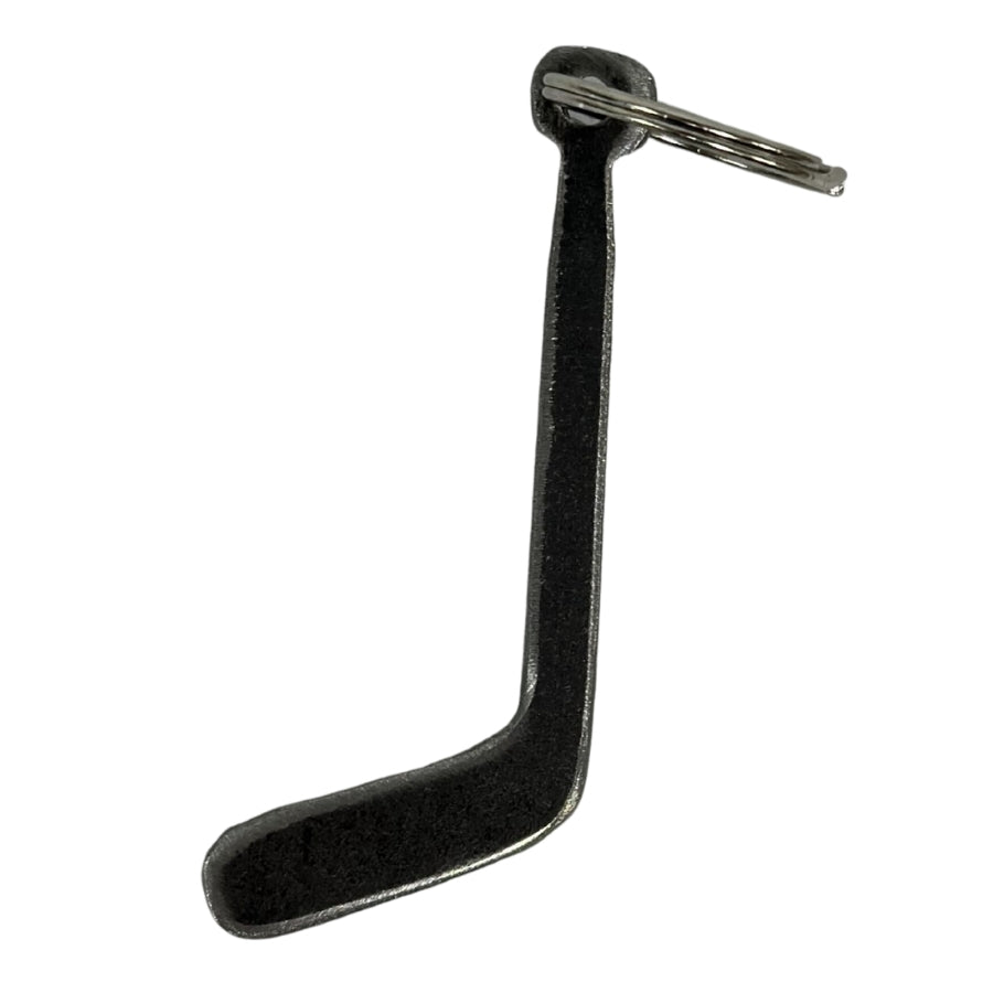 Porte-clés en acier - Bâton de hockey