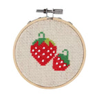 Strawberries Cross Stitch DIY Kit
