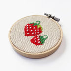 Strawberries Cross Stitch DIY Kit