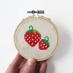 Strawberries Cross Stitch DIY Kit