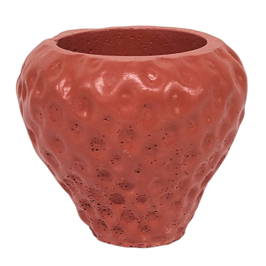 Strawberry Concrete Planter