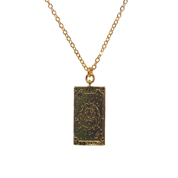 Tarot Card Necklace - Strength