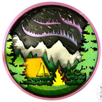 Paint By Layer Shadow Box DIY Kit - Summer Nights