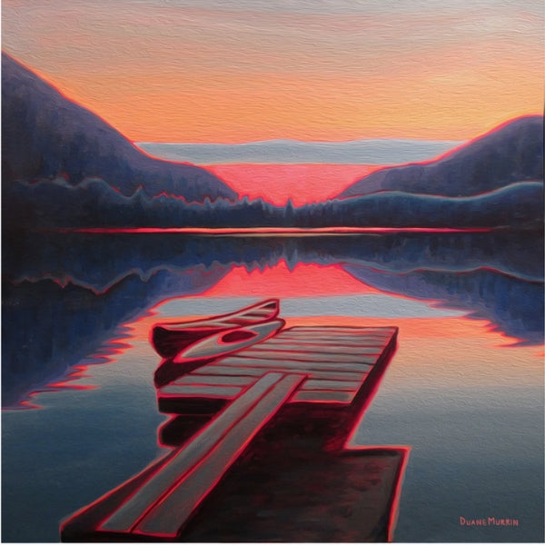 Mounted Print - Summit Lake