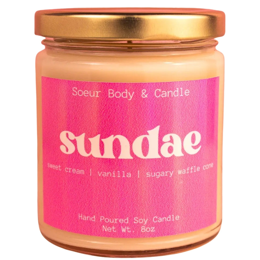 Sundae Soy Candle