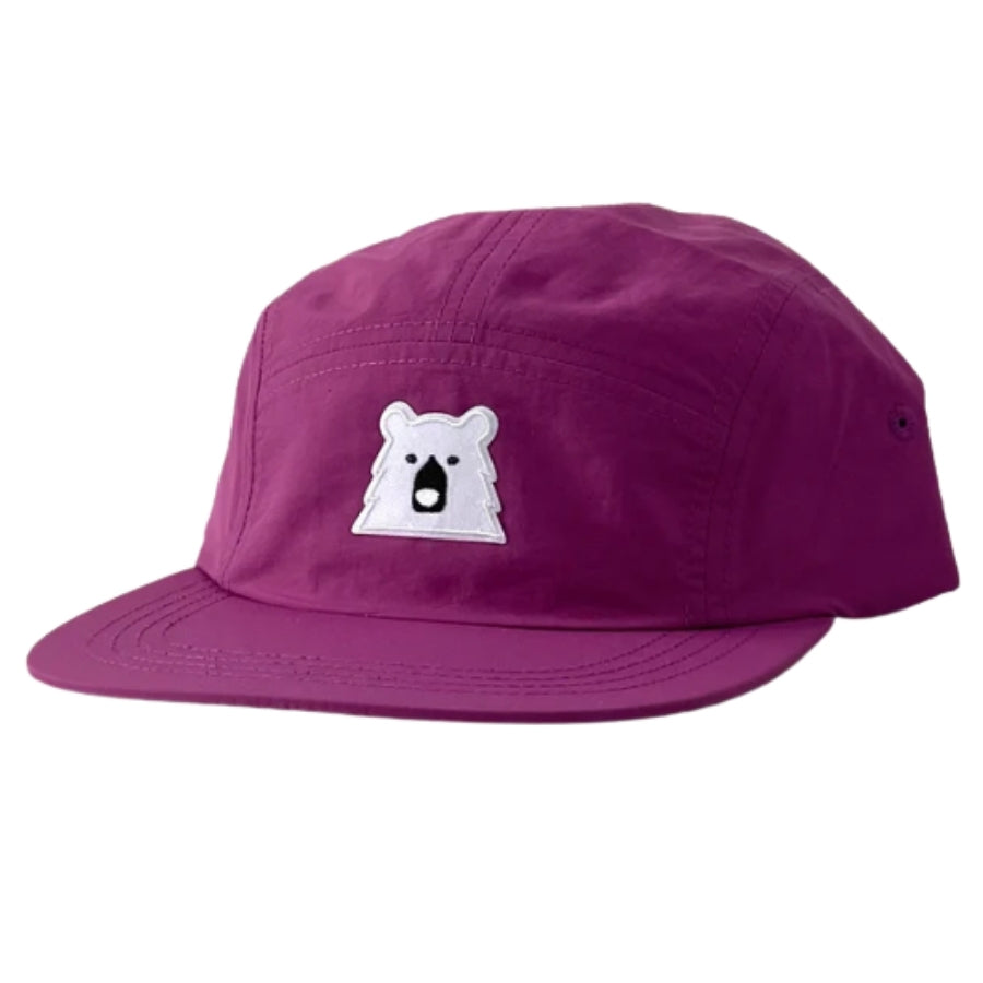 Surf Hat - Deep Lilac w/Lil White Bear