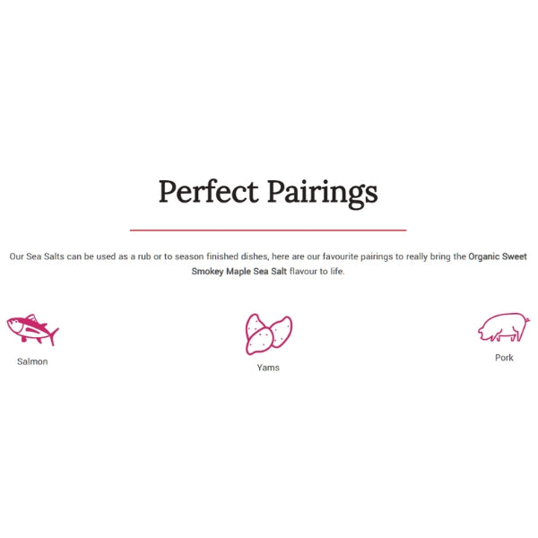 Organic Sweet Smokey Maple Sea Salts