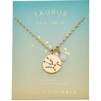 Stargazer Astrology Charm Necklace - Gold