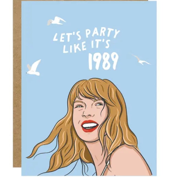 Taylor Let's Party 1989 Card