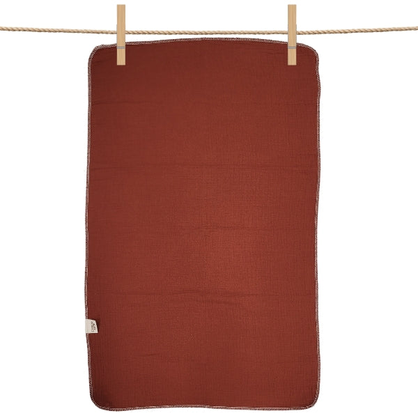 Torchon en coton bio - Noix de muscade