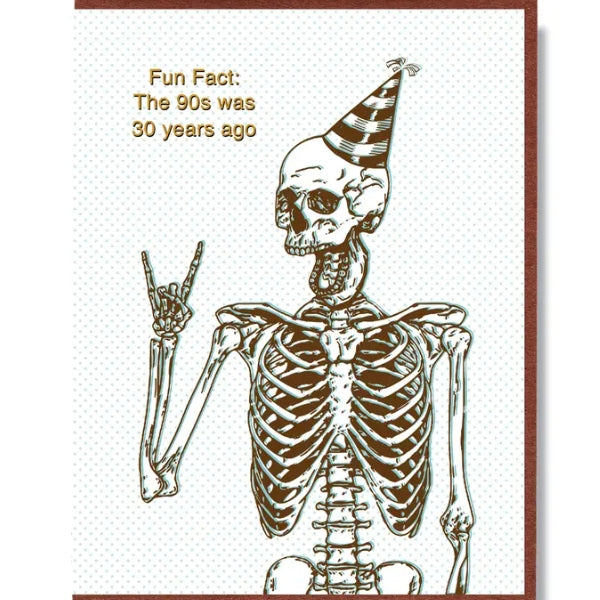 The 90s Was 30 Years Ago Birthday Card