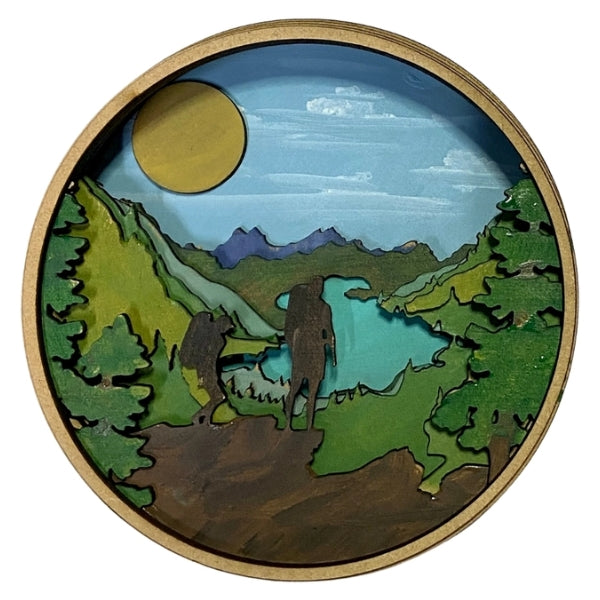 Paint By Layer Shadow Box DIY Kit - The Look Out