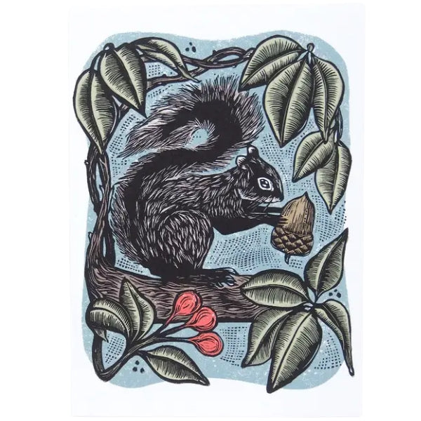 The Prize Squirrel Art Print & Card