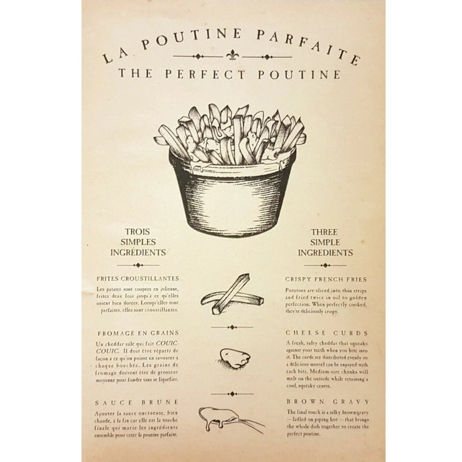The Perfect Poutine Postcard