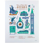 Pensez à Ottawa Impression (8" x 10")