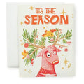 Tis The Season Reindeer Card