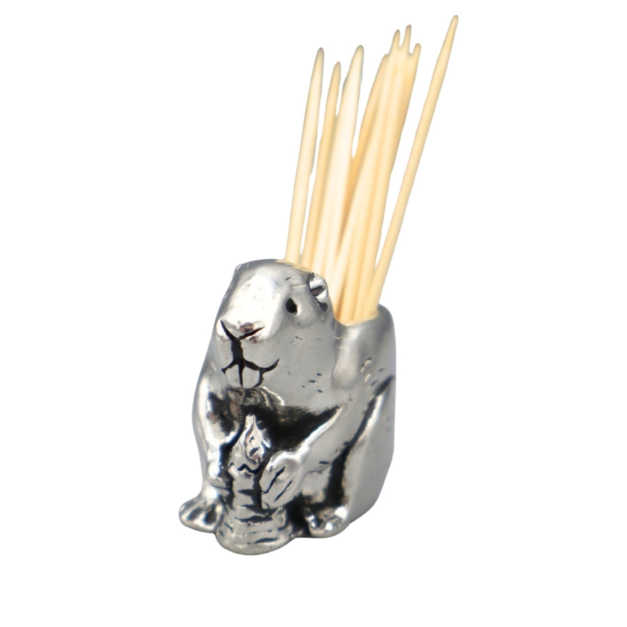Beaver Toothpick Holder
