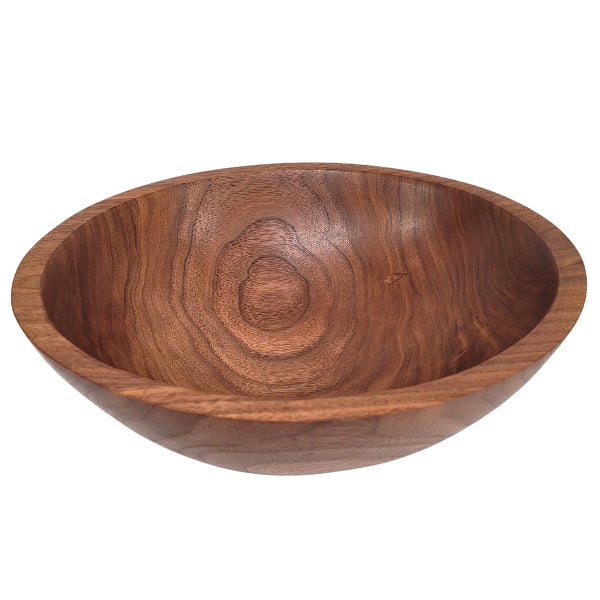 Wood Bowl - Traditional Round Walnut