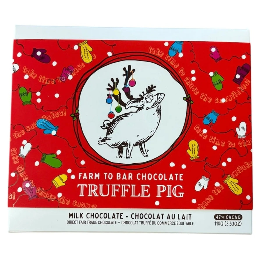 Porcelets à la Truffe - Coffret Cadeau de Fêtes Chocolat au Lait