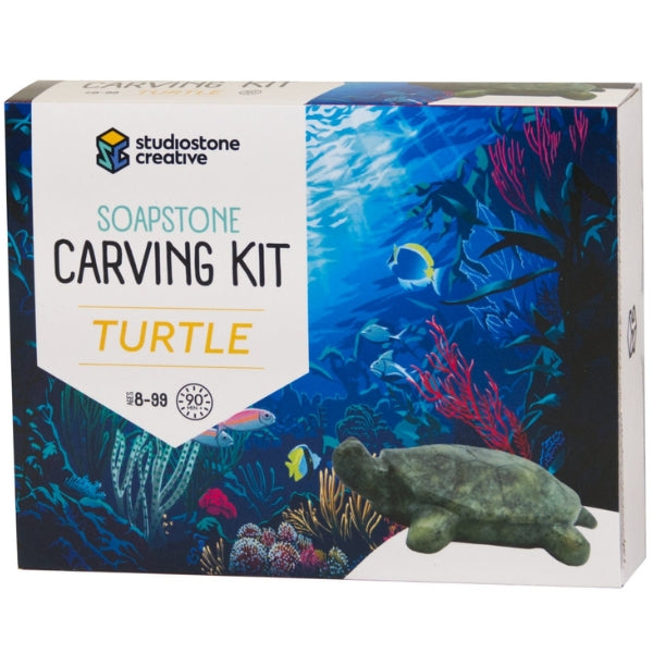 Soapstone Carving DIY Kit - Turtle