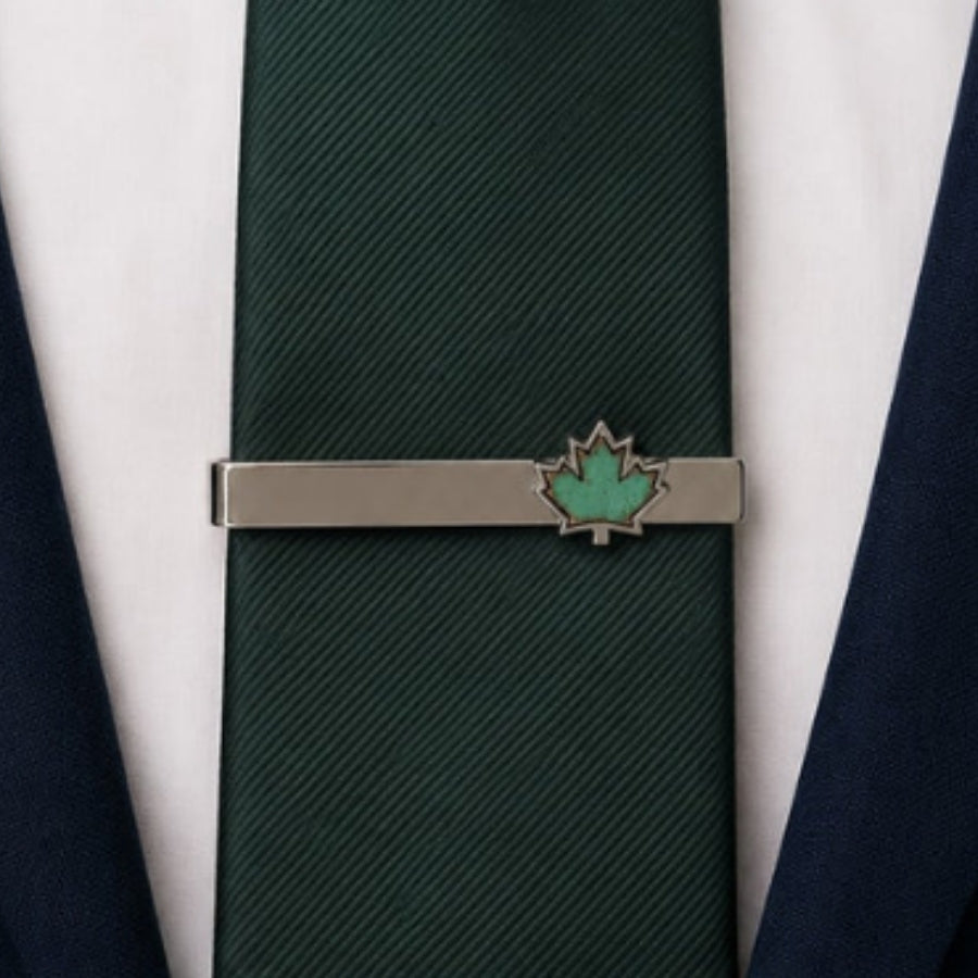 Maple Leaf Tie Clip