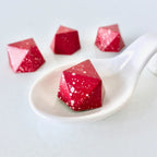 Boîte de 6 caramels de Saint-Valentin peints à la main