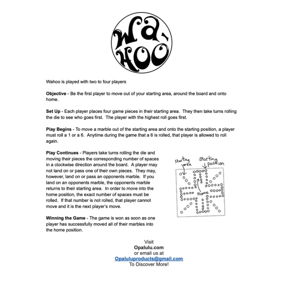 Wahoo Board Game