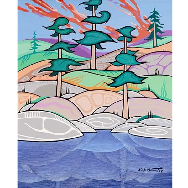 Impression au bord de l’eau (12" x 16")