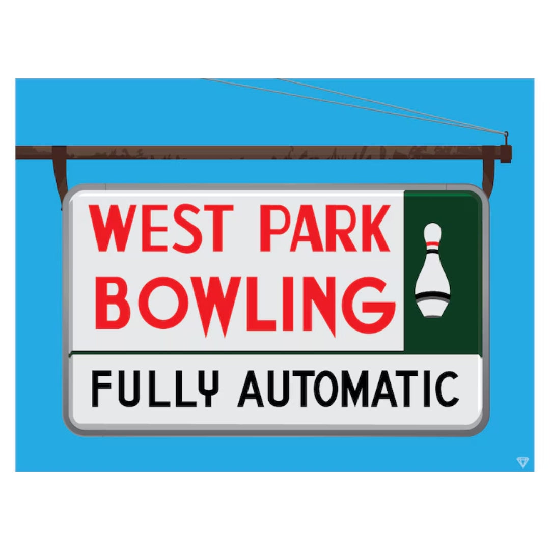 West Park Bowling Print (11" x 14")
