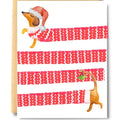 Wiener Dog Holiday Card