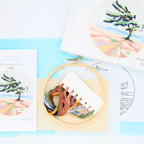 Windswept Pine Embroidery DIY Kit