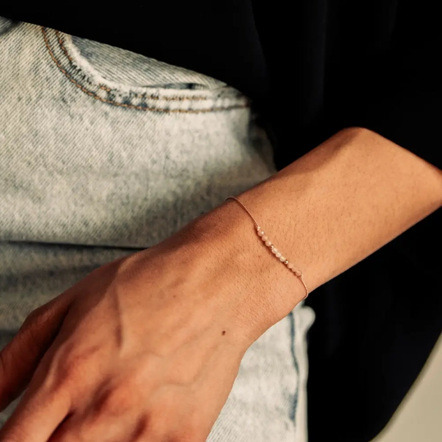 Wish Bracelet - Balance Moonstone